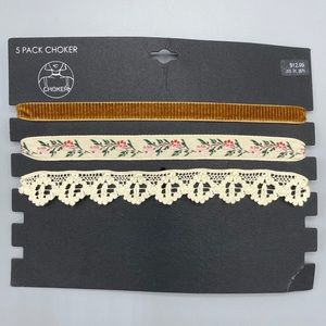 Pack of 3 Choker Necklaces
